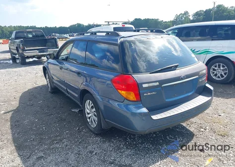 2006 Subaru Outback 2.5I из США, поврежденный, VIN 4S4BP61C167306538